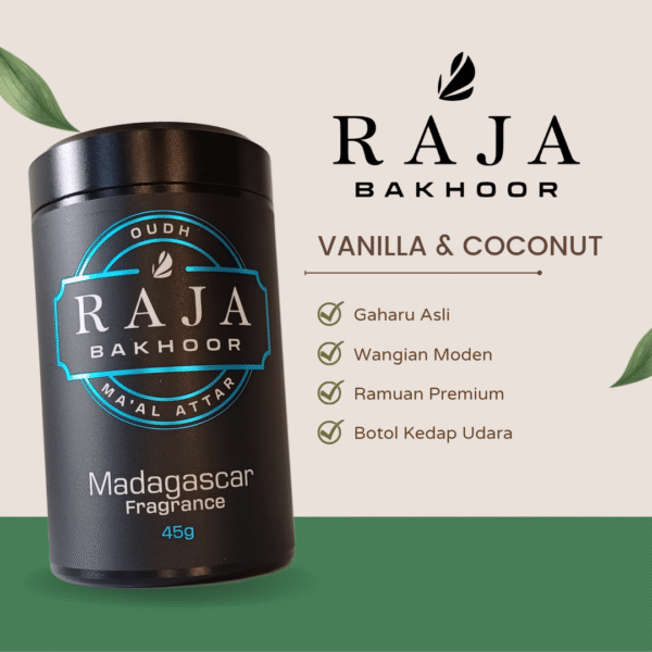 RAJA BAKHOOR Premium Oud - Madagascar Fragrance